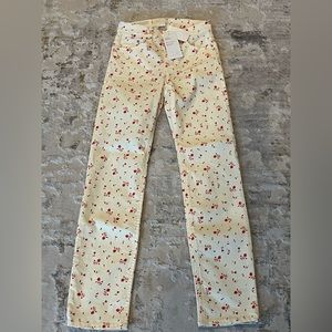 NEW WITH TAG H&M Cropped Leg US Size 4 Cute Pants